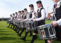 Gourock Highland Games 2022 pipe band